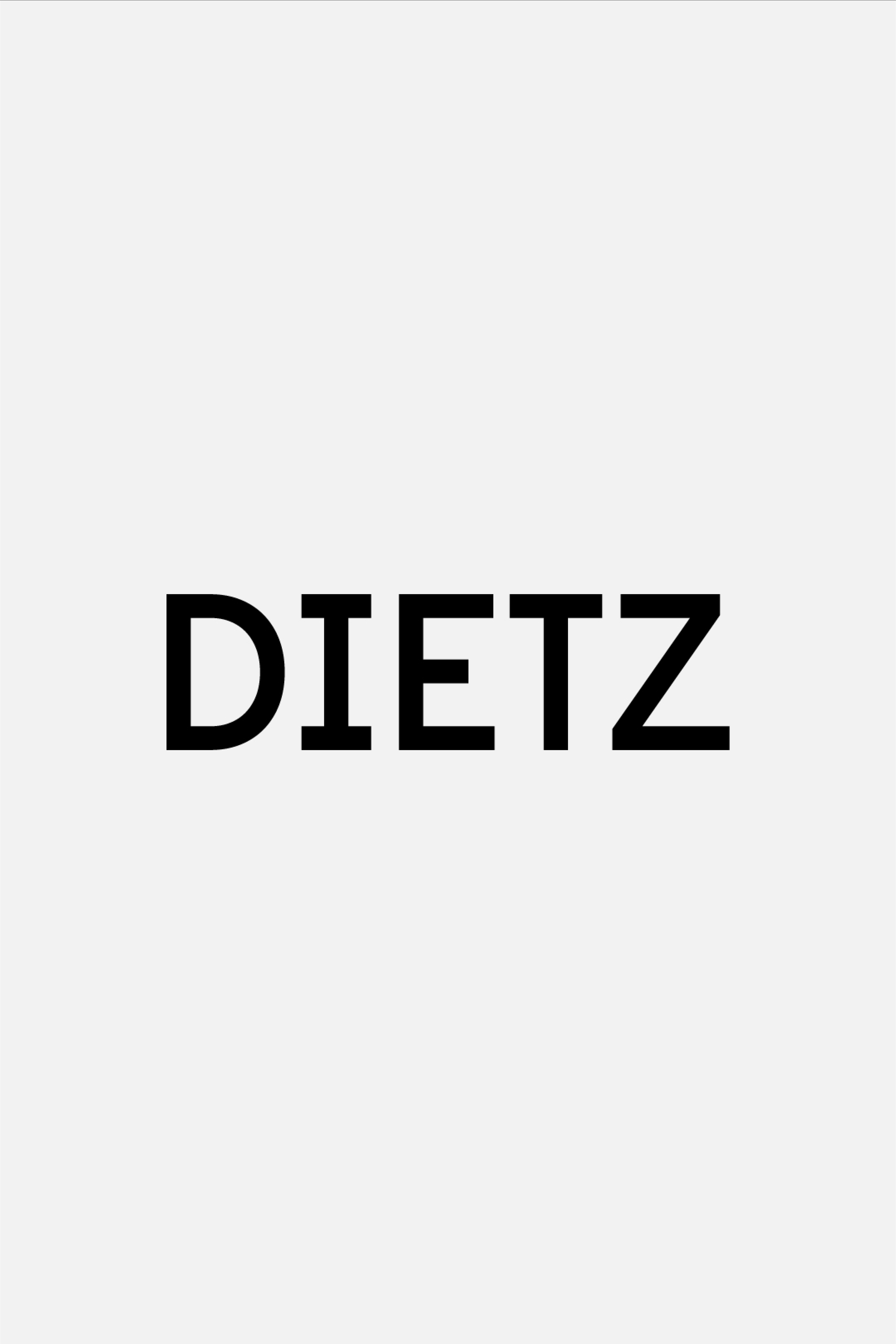 Black logo of the brand "Good Buy! Dietz" on a light grey background.